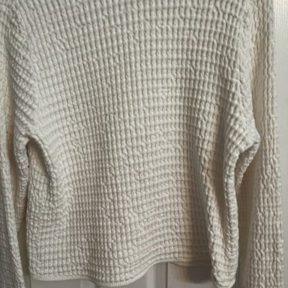 Mod-o-doc  White/Cream Long Sleeve Front Button Patch Pocket Jacket - Large - Picture 2 of 5